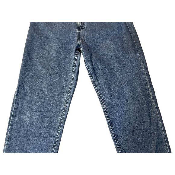 Vintage Wrangler Jeans Womens 16/30 Used High Rise Tapered Stretch Waist - Picture 10 of 14